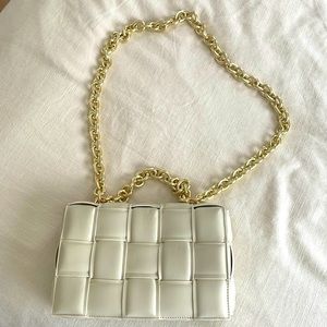 Cassette Chain Womens Crossbody Handbag